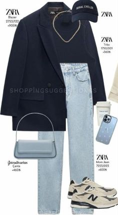 Outfits para que armes tu closet, inspirate con estos outfits aesthetic. Aesthetic closet, aesthetic outfits ideas. Inspo for you. Outfits casual, for de office, job, university. Happy Hour Work Outfit, Look All Jeans, Trendy Outfits For Women, Casual Outfit Summer, Look Zara, University Outfit, Looks Party, Everyday Fashion Outfits