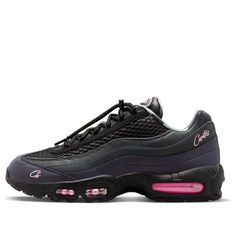 Nike Air Max 95 SP 'Corteiz Pink Beam' FB2709-001 (Men's/Casual/Low Top/Breathable/Wear-resistant) Nike Shoes Cortez, 95 Air Max Shoes, Cortez 95, Cortez Nike, Cortez Shoes, Nike 95, Nike Airmax 95, Airmax 95