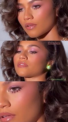 Pink Makeup Ideas, Pink Makeup Looks, Zendaya Makeup, Painting Famous, Barbie Makeup, Cute Makeup Looks