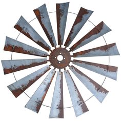 PRICES MAY VARY. Fan diameter: 47 inches Fan blades: 14 Each fan has a unique rustic finish. Made in USA. This windmill fan is designed to be lighter in weight than the ones used on our decorative windmills, making it easier to mount on a wall. This fan is not suitable for use on a decorative windmill. Interior Landscaping, Windmill Wall Decor, Windmill Art, Windmill Decor, Farmhouse Look, Unique Farmhouse, Blue Tips, Outdoor Wall Art, Wall Fans