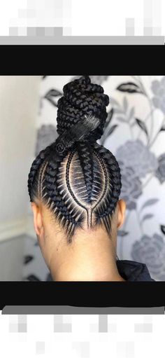 Stitch Ponytail, Kids Cornrow Hairstyles, Big Braids, Feed In Braids Hairstyles, Ponytail Bun, Braided Cornrow Hairstyles, Stitch Braids