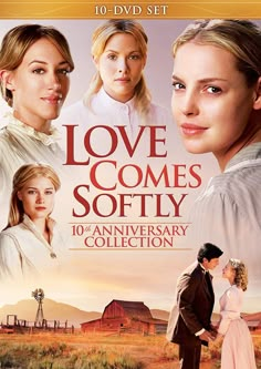 love comes softly 10th anniversary collection on blu - ray with the cover art for dvd