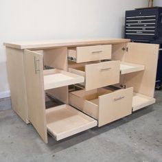 Base Cabinet with Drawers Plans – Fix This Build That Workbench With Storage, Diy Router Table, Cabinet With Drawers, Cabinet Plans, Woodworking Plans Beginner, Shop Cabinets, Custom Storage, Base Cabinet, Furniture Couch