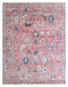 Exquisite Modern Pink Oushak Rug 4x6, 5x8, 6x9, 8x10, 9x12, 10x14 Handknotted Persian Rugs for Living Room Handmade Rugs for Bedroom - Etsy Living Room Antique, Rugs For Living Room, Hand Knotted Rug, 4x6 Rugs, Types Of Rugs, Turkish Oushak Rugs, Rugs And Carpet, Muted Colors, Bedroom Rug