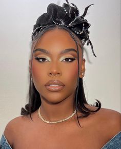 Playful Makeup Looks, Euphoria Makeup Black Women, Full Glam Black Women, Bday Makeup Ideas Black Women, Dramatic Eye Makeup Black Women, Siren Makeup Black Women, Vampy Makeup For Black Women, Makeup Inspo Black Women, Bratz Inspired Makeup