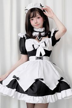 ❤️Flirlibromedres❤️
-Set Contents-
Dress+Epilogue+Headgear+Hat+Paniere Plus Size Maid, Nurse Cosplay, Maid Apron, Cosplay Maid, Cosplay Cat, Girl Black And White, Dress Apron, Maid Uniform, Maid Cosplay