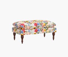 Blossom Flora Bench | Rifle Paper Co. Anna Bond, Entryway Benches, Artisan Furniture, Furniture Maker, Extra Seating, Modern Technology, Bench Furniture, First Home, Home Decor Furniture