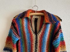 La Perugina Vintage Sweater Niki Line Striped Sweater Knitted Colorful Pullover Holidays Jumper Boho Hippie Style Measurements (lying flat): Length: 24"/ 61 cm Pit to pit: 17.5"/ 44.5 cm Sleeve(from the neck line): 28"/ 71 cm Please check measurements to insure a proper fit. Remember to allow yourself some extra room for movement. You can compare these with something from your closet that fits you well. Please convo me if you need additional measurements. Condition: Great Vintage Condition Mater Colorful Pullover, Boho Sweaters, Pull Vintage, Boho Hippie Style, Vintage Pullover, Vintage Pullovers, Boho Sweater, Pullover Sweater Women, Vintage Sweater