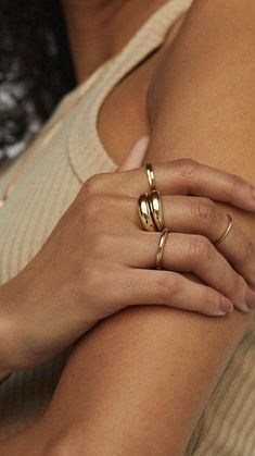 Heavy Chain Necklace, Hammered Silver Ring, Friendship Rings, Zierlicher Ring, Bold Jewelry, Ringe Gold