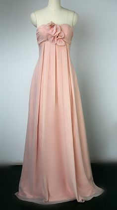 Chiffon Prom Dress With Pleated Bodice, Chiffon Bridesmaid Dress With Pleated Bodice For Prom Season, Pleated Bodice Chiffon Bridesmaid Dress For Prom Season, Pleated Chiffon Bridesmaid Dress For Prom Season, Strapless Chiffon Dress With Lined Bodice, Elegant Strapless Chiffon Prom Dress, Elegant Chiffon Strapless Prom Dress, Chiffon Bridesmaid Dress With Pleated Bodice And Sweetheart Neckline, Strapless Chiffon Evening Dress For Prom Season