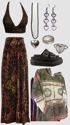 #outfitinspo #summeroutfit Fest Outfits, Hippie Style Clothing, Hozier, Hippie Outfits