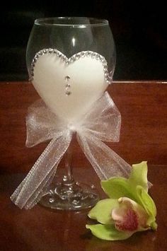 Bridal Wine Glass in Home & Garden, Wedding Supplies, Wedding Favors | eBay Home Garden Wedding, Recycled Jars, In Home Garden, Wedding Supplies, Garden Wedding, Wedding Favors