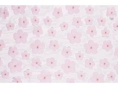 pink flowers on white paper with water droplets in the center and bottom corner, all over