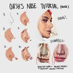 an image of different nose shapes