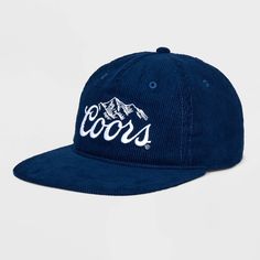 The Coors Baseball Hat in Navy Blue is a sleek accessory for all. Crafted from mid-weight cotton, this solid hat features a ribbed texture, adorned with 'Coors' and mountains embroidery. With an adjustable back tuck and slide closure, it's designed for comfort and style. Adult general sizing ensures a perfect fit for everyone. Cute Western Hats, Mountains Embroidery, Car Detailer, Cute Baseball Hats, Man Fits, Digital Outfits, Jamaica Trip, Back Tuck, Hat Club