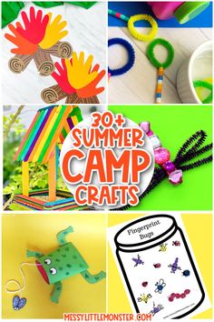 summer camp crafts and activities for kids