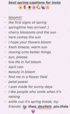 the poem is written in english and has pictures of flowers on it, as well as other words