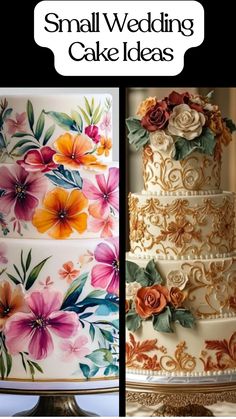 charming and elegant small wedding cakes Delicate Flowers, Delicate Flower