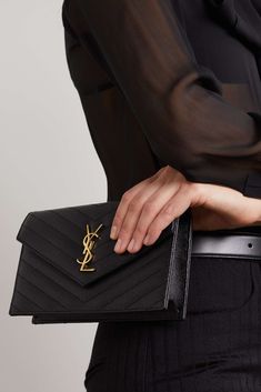 Ysl Bag Clutch, Ysl Clutch Outfit, Ysl Wallet On Chain Outfit, Ysl Handbag, Ysl Wallet On Chain, Clutch Outfit, Visualization Board, Ysl Purse, Ysl Clutch