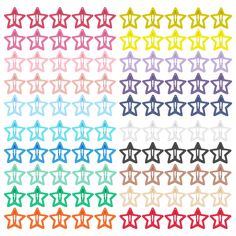 PRICES MAY VARY. [Premium Quality]: Star clips paint is made from electrostatic spray, the most lasting, beautiful colors and wear & tear. Environmental technology, Non-toxic. [Multiple Colors Choice]: Total 100 pack star clips, 20 different solid colors, 5pcs of each color. which is enough to go with every outfit. [Nice Size]: 1.18in Length and 1.18inch width [Quality Control]: Each hair barrettes we will check the quantity and colors 3 times before shipping to ensure everyone get all clips as Y2k Hair Accessories, Snap Hair Clips, Y2k Hair, Star Hair, Hair Accessories Clips, Snap Clips, Colour Star, Barrette Clip, Girls Hair Accessories