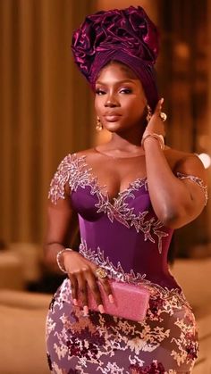 African beauty - Aso ebi Styles - Nigerian Traditional in 2022 | African dress, African fashion, Nigerian lace styles dress Queen Sheba, Aso Ebi Lace, Igbo Bride