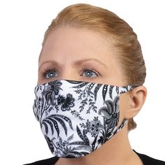 Adult / Child / Teen Breathable Washable Printed Face Mask, Face Cover, Double Layer, Stretches to Fit. Printed on one side in the US. Pattern continues from the front of the mask to over the ears to create a uniform look on the face. Double layer breathable fabric stretches over the face comfortably. Fabric ear loops can be softer than elastic on the ears for less irritation. Binding on the top and bottom of the mask adds durability and creates a softer fit. Machine wash. 95% polyester and 5% c Paris Patterns, Black Paris, Face Mask Black, Mask Face, Ear Loop, Face Cover, Double Layer, Breathable Fabric, The Face