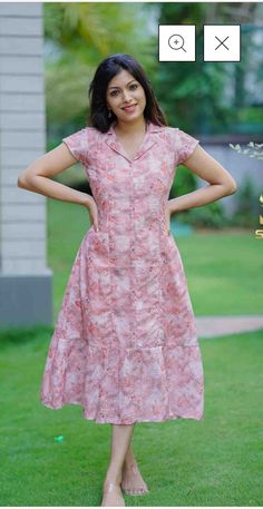 Hakoba Aline Dress, Traditional Frock Designs, Neck And Back Designs For Kurtis, Churidar Neck Designs Cotton, Churidar Designs Cotton, Kurthy Tops, Cotton Churidar Neck Designs, Kurti Designs Cotton, Printed Hakoba Kurta Designs