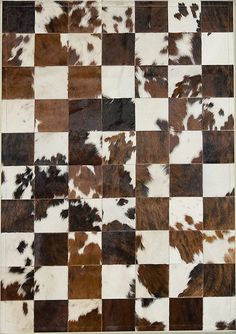 Pieles Pipsa Brown Cow Hide Designer Rug 9 Main Image Butcher Store, Cow Rug, Leather Carpet, Mosaic Rugs, Rugs Contemporary, Patchwork Cowhide Rug, Skin Rugs, Modern Rug Design, Carpet Texture