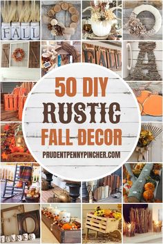 the top 50 diy rustic fall decor projects