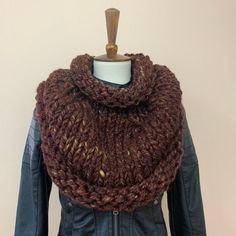 This beautiful, one-of-a-kind, hand-knitted poncho is made with 80/20 acrylic wool blend yarn in Sequoia Brown. It feels soft and comfortable and will keep you warm in the cold, winter days. Small - US 00-2 Medium - US 4-8 Large - US 10-12 Care instructions - Hand wash gently and lay flat to dry. Do not bleach. Do not iron. It is available in other colors (see the last photo) and can be made in many more upon request. 80% acrylic / 20% wool yarn All products are handmade by me in a smoke-free en Knitted Poncho Shawl For Fall, Handmade Knitting Pattern For Cold Weather, Cozy Poncho For Cold Weather, Acrylic Soft Knit Pattern For Fall, Handmade Knitting Pattern For Cold Weather In Fall, Knitted Yarn Poncho For Fall, Chunky Knit Wool Knitting Pattern For Cold Weather, Fall Knitting Pattern For Cold Weather In Acrylic, Fall Acrylic Knitting Pattern For Cold Weather