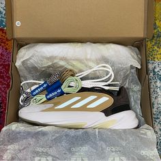 Woodstack X Adidas Ozelia Limited Edition Collab (2023) | Size 8 | Used 100% Authentic Used (Near Dead Stock Condition) Original Box, Tag And 4 Extra Laces Adidas Men, Limited Editions, Mens Shoes Sneakers, Original Box, Men's Shoes, Adidas, Man Shop, The Originals, Color