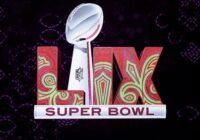 the super bowl logo is shown in this image