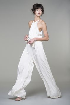 Talia jumpsuit in ivory Satin Clothing, Design Clothes, Shades Of Beige, Fashion Design Clothes