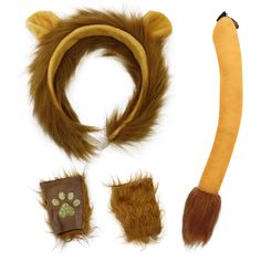 PRICES MAY VARY. 【Lion Costume Full Set For Kids Men Women】The lion costume set include lion headband, tails, one pair of gloves that perfect for a quick lion costume, the size fit for men, women ,kids cosplay party, costume parties,birthday aprty, carnivals,dancing party, masquerade party's photo taking 【Lion Costume For Various Occasions】Lion costume for kids is a perfect set either for baby, toddler, mens or women Halloween, Christmas,Party quick lion costume,Dress Up Parties, Festivals, Them Lion Ears Headband, Lion Headband, Lion Tail, Lion Dress, Lion Ears, Funny Lion, Lion Costume, Fancy Accessories, Ears And Tail