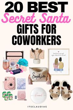 the top 20 best secret santa gifts for coworkers is featured in this post