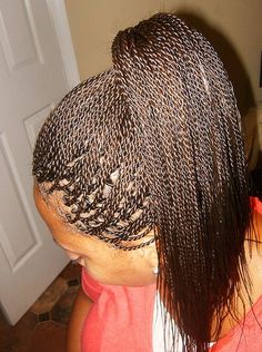 Senegalese twists Senegalese Twist Braids, Braids Pictures, Senegalese Twists, Twist Braid Hairstyles, Micro Braids, Senegalese Twist, Twist Style, Beautiful Braids, Gurren Lagann