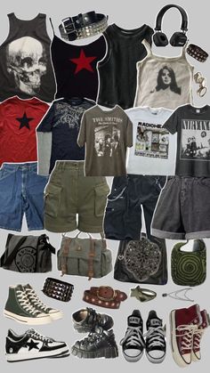 Grunge Fits, Grunge Summer, Edgy Outfits, Grunge Fashion