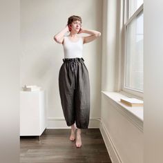 Reposhing This Item I Purchased From @Gentherey. Loved It, But Ready To Rotate For Something New. Questions? Leave A Comment Below! Lantern Pants, Lauren Manoogian, Something New, Black Gray, Pant Jumpsuit, Lanterns, Black And Grey, Pants For Women, Grey