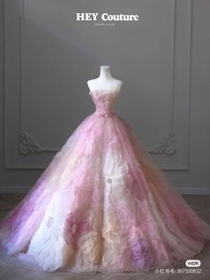 Hey Couture, Ball Gown Elegant, Debut Gowns, Debut Dresses, Floral Ball Gown, Flower Prom Dress, Sweet 16 Dress