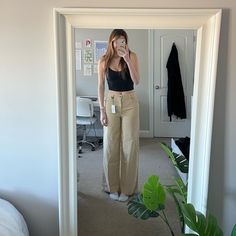 So Cute And Comfy! Perfect Length And So Perfect For The Winter Cream, Motel Rocks, Pants Color, Corduroy Pants, The Winter, So Cute, Pant Jumpsuit, Wide Leg, Pants For Women