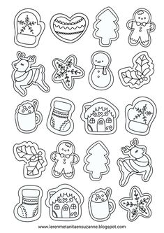 the christmas cookie cutters are ready to be cut out and put in their own shapes