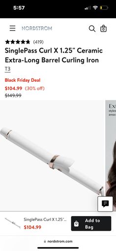 Barrel Curling Iron, Barrel Curls, Black Friday Deals