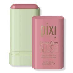 On-the-Glow Blush Tinted Moisture Stick - Pixi | Ulta Beauty Preppy Makeup, Pixi Beauty, Beauty Products Drugstore, Makeup Items, Aftershave, Makeup Essentials, Setting Spray, Blush Makeup, Sky High