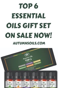 Top 6 Essential Oils Gift Set Box And Oils Essential Oils Lavender, Essential Oils Collection, Lemongrass Tea, Lavender Tea, Lemongrass Essential Oil, Presents For Friends