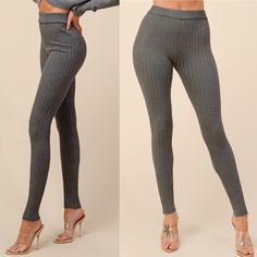 These Cozy Sweater Leggings Feature An Elastic Waistband And Ankle Length Legs. 65% Cotton, 35% Polyester Machine Wash Cold Sweater Leggings, Cozy Vibes, Sweaters And Leggings, Cozy Sweater, Ribbed Sweater, Cozy Sweaters, Colorful Leggings, Ankle Length, Pant Jumpsuit