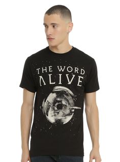 The Word Alive Dark Matter T-Shirt | Hot Topic Graphic Tees For Men, Tees For Men, Cool Graphic Tees, Dark Matter, Girl Online, For My Love, Band Merch