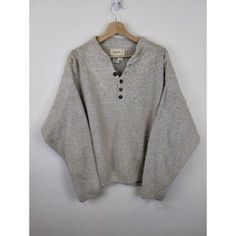 Used condition please check dimensions before buy. Pit to Pit:30 Sleeve:21.5 Length:23.5 E693 Quarter Button Sweater, Vintage Fisherman, Button Sweater, Black Friday Deals, Eddie Bauer, Sweater Outfits, Black Friday, Gender Neutral, Art Collection