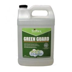 a gallon of green guard on a white background