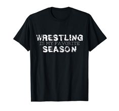 PRICES MAY VARY. Wrestling Is My Favorite Season A great present for Christmas or birthdays. Lightweight, Classic fit, Double-needle sleeve and bottom hem Wrestling Christmas Shirt, Christmas Wrestling Shirt, Wrestling Shirts Ideas, Wrestling Coach, Salsa Shoes, Wrestling Shirts, Watch Christmas Movies, Dance Shirts, Shirts Ideas