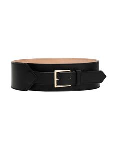 A special accessory for pairing with a T-shirt and midi skirt or an elegant mini dress. Made in Italy, this 8 by YOOX leather belt comes with a high corset effect and central closure with a maxi square metal buckle. , Color: Black , Size: S Chic Black Corset Belt For Formal Occasions, Chic Leather Corset Belt For Party, Chic Belted Corset Belt For Spring, Black Luxury Corset Belt With Belt Included, Luxury Black Corset Belt With Belt Included, Luxury Black Corset Belt With Belt Loops, Chic Leather Corset Belt For Spring, Chic Workwear Belts With Self Belt, Chic Spring Corset Belt With Removable Feature